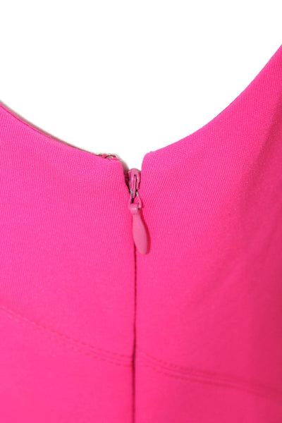 Derek Lam 10 Crosby Women Fit & Flare Silk Knee Length Pink Dress Size 8