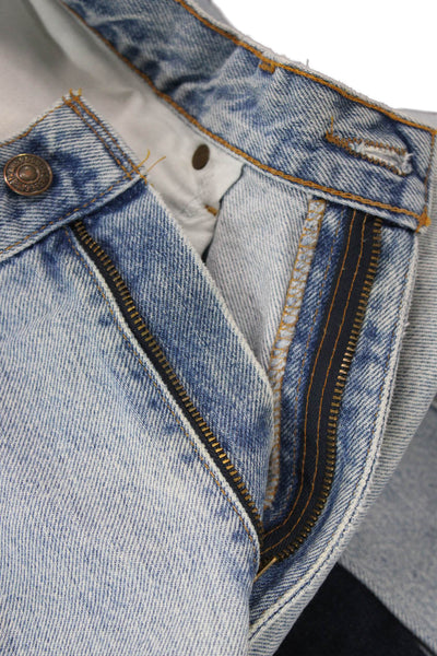 Levi's Mens Straight Jeans Light Blue Button Fly Size 34