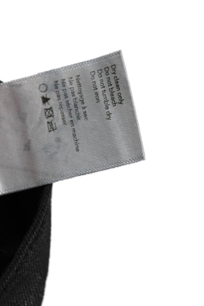 Le Jean Womens Cropped High Rise Black Jeans Size 26