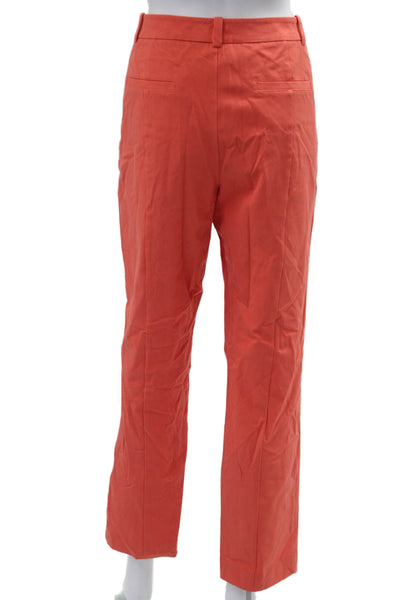 Rachel Rachel Roy Womens Orange Ankle Cropped Dress Pants Size 14