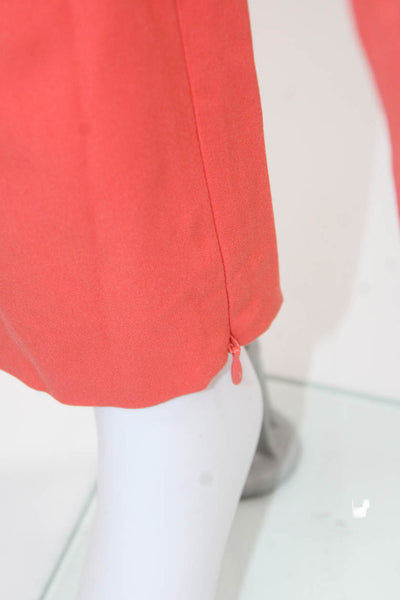 Rachel Rachel Roy Womens Orange Ankle Cropped Dress Pants Size 14