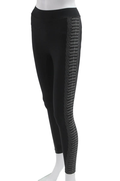 Ultracor Women Animal Print Nylon Leggings Set Black Size XS
