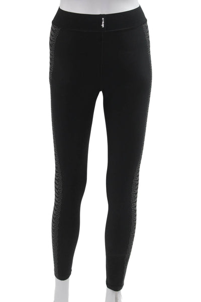 Ultracor Women Animal Print Nylon Leggings Set Black Size XS