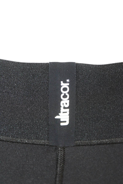 Ultracor Women Black Ankle Leggings Star Print Size XS