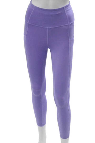 Athleta Womens Purple Ankle Leggings 75% Poly 25% Spandex Size XS