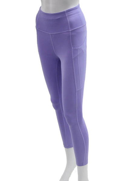 Athleta Womens Purple Ankle Leggings 75% Poly 25% Spandex Size XS