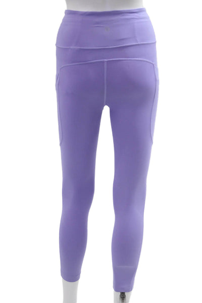 Athleta Womens Purple Ankle Leggings 75% Poly 25% Spandex Size XS
