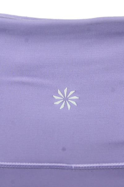 Athleta Womens Purple Ankle Leggings 75% Poly 25% Spandex Size XS