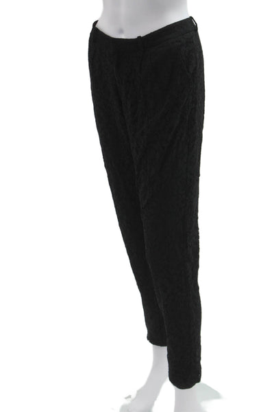 Joie Womens Ankle Dress Pants Black 55% Nylon 45% Rayon Size M