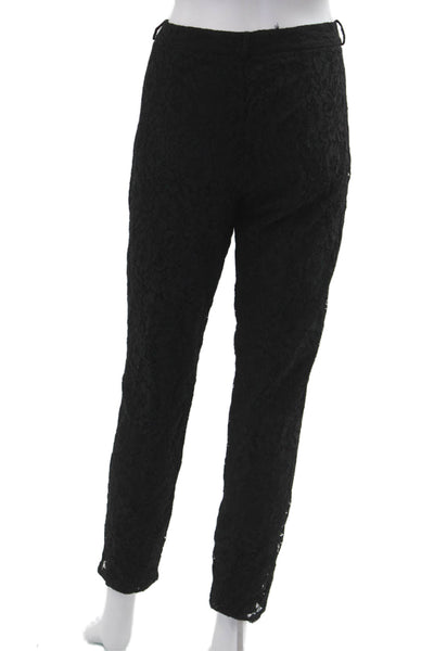 Joie Womens Ankle Dress Pants Black 55% Nylon 45% Rayon Size M