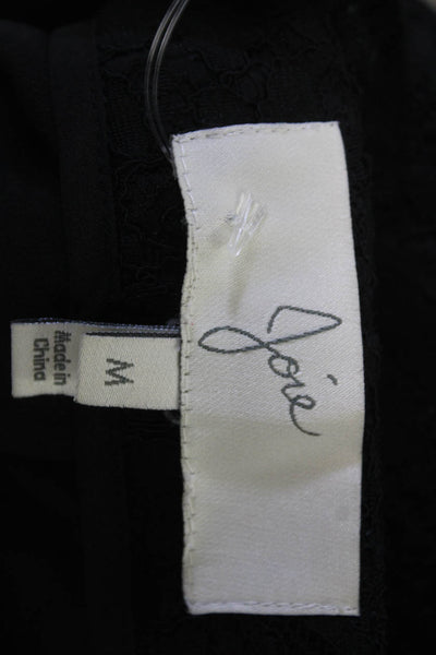 Joie Womens Ankle Dress Pants Black 55% Nylon 45% Rayon Size M
