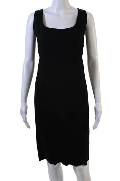 Strenesse Gabriele Strehle Womens Two Button Blazer Dress Suit Set Black Size 12