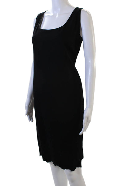 Strenesse Gabriele Strehle Womens Two Button Blazer Dress Suit Set Black Size 12