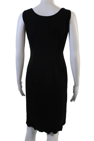 Strenesse Gabriele Strehle Womens Two Button Blazer Dress Suit Set Black Size 12