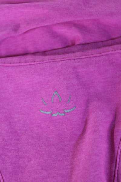 Beyond Yoga Womens Basic Sleeveless Tank Pink Polyester Round Neck Size XS