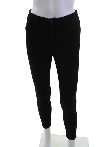 J Brand Women Black Ankle Skinny High Rise Jeans Size 26