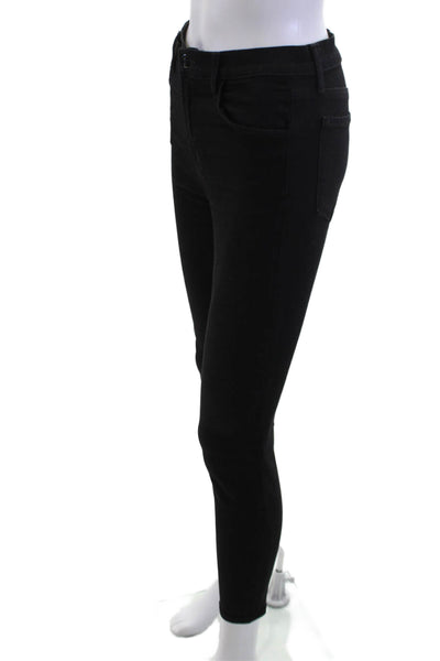 J Brand Women Black Ankle Skinny High Rise Jeans Size 26