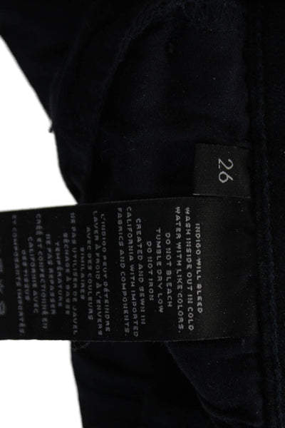 J Brand Womens Ankle Skinny Dark Blue High Rise Jeans Size 26