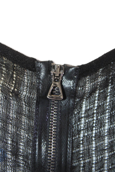 L'Agence Women Sleeveless Crew Neck Black Tank Size 2