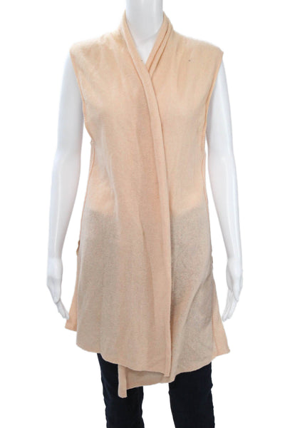 Calypso Saint Barth Unisex Beige Cashmere Sweater Vest Size One Size