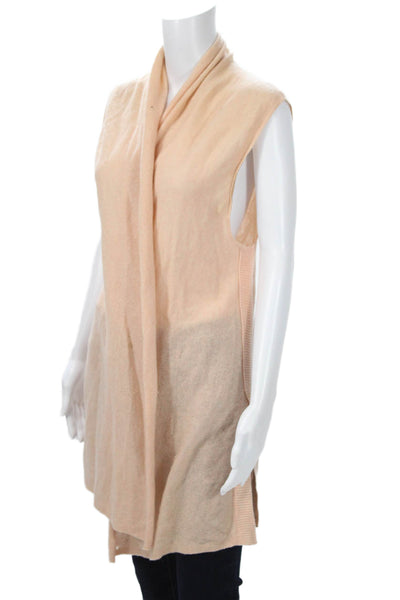 Calypso Saint Barth Unisex Beige Cashmere Sweater Vest Size One Size