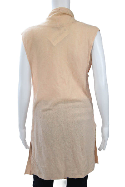 Calypso Saint Barth Unisex Beige Cashmere Sweater Vest Size One Size
