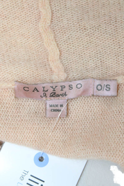 Calypso Saint Barth Unisex Beige Cashmere Sweater Vest Size One Size