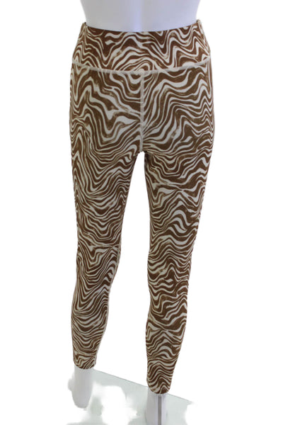 Noli Womens Ankle Jeggings Brown Animal Print Size S