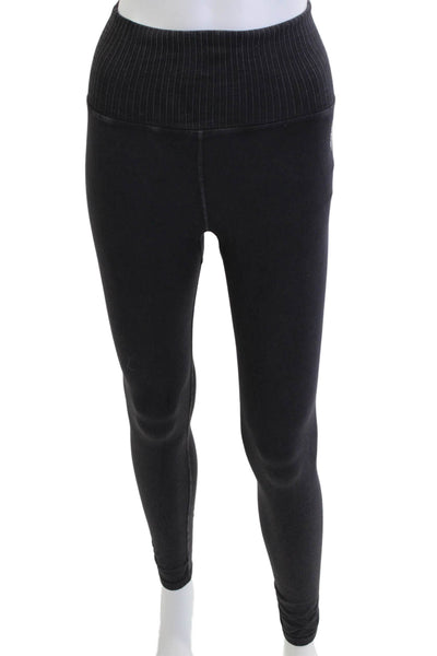FP Movement Women Maternity Ankle Jeggings Black Nylon Bohemian Size XS