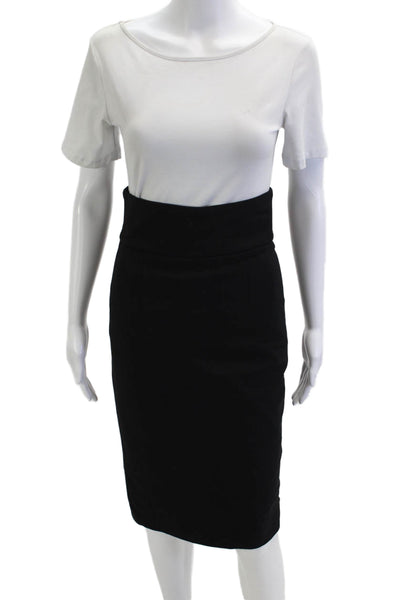 Zara Womens Straight Pencil Skirt Black Size S