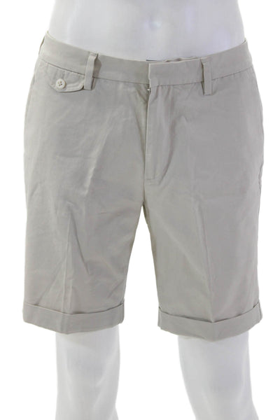 Bonobos Mens Bermuda Chino Shorts Beige 100% Cotton Size 32