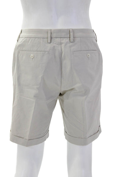 Bonobos Mens Bermuda Chino Shorts Beige 100% Cotton Size 32