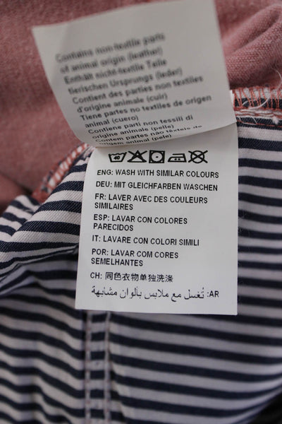 Gant Men Pants Pink Cotton Button Solid Classic Size 34