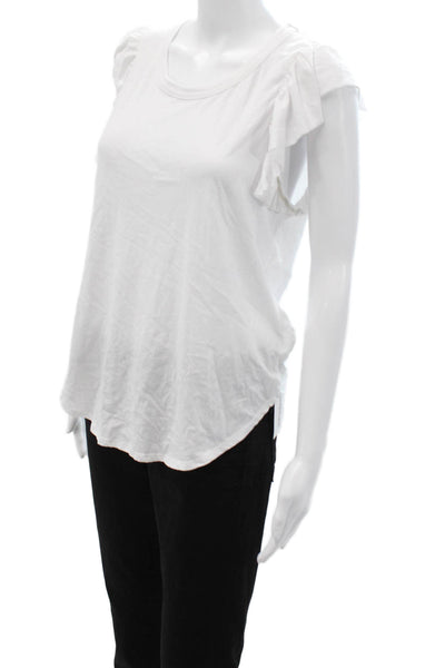 Chaser Womens Basic Light Blue Round Neck Short Sleeve T-Shirt Size M