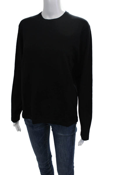 Banana Republic Women Pullover Sweater Black Crewneck Long Sleeve Size S