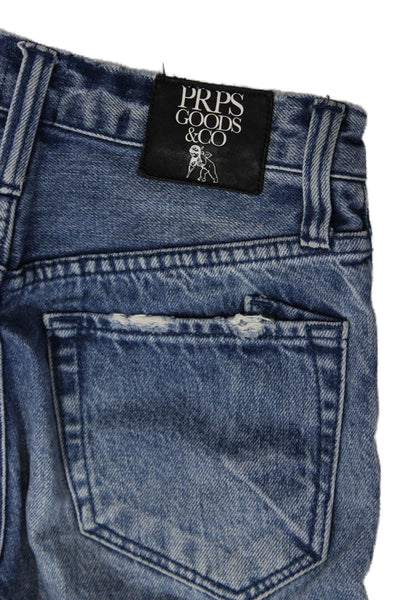 PRPS Unisex Skinny Blue Jeans Size 24