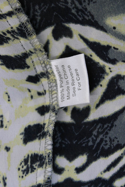 Parker Womens Blouson Mini Dress Black Geometric Polyester Size XS