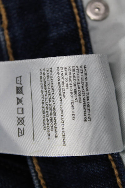RBL Puppet Womens Bootcut Flared Dark Blue Mid Rise Jeans 31in Size 24