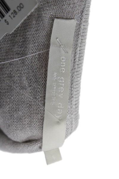One Grey Day Women Camisole Gray Cotton Viscose Size S
