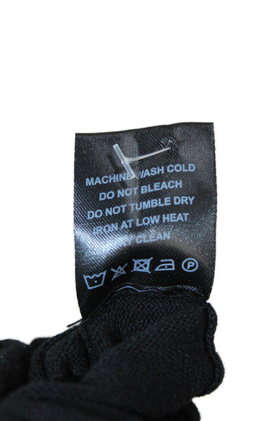 One Grey Day Women Black Basic Sleeveless Tank Cotton Viscose Button Size S