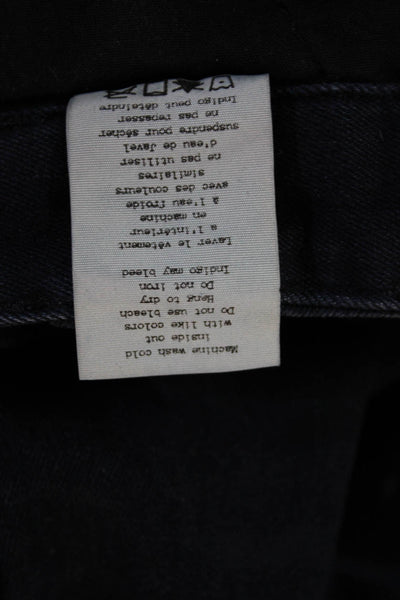 Rag & Bone Unisex Dark Blue Denim Mid Rise Button Fly Jeans Size 29
