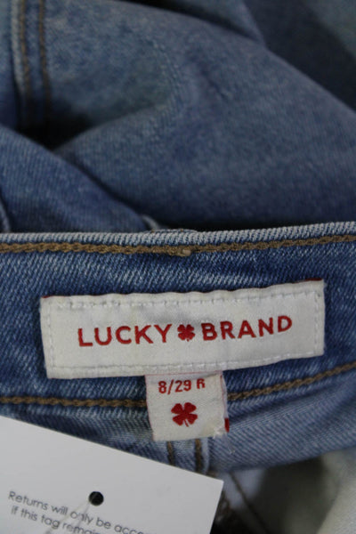 Lucky Brand Womens Bootcut Flared Jeans Blue Denim Mid Rise Inseam 30 Size 8