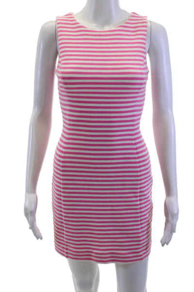 Lilly Pulitzer Womens Sleeveless Striped Bodycon Knee Length Dress Size 2XS