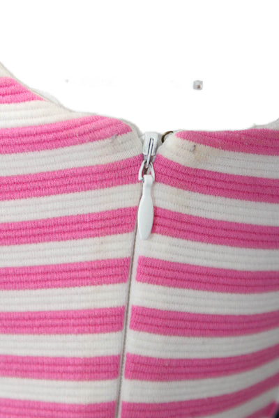 Lilly Pulitzer Womens Sleeveless Striped Bodycon Knee Length Dress Size 2XS