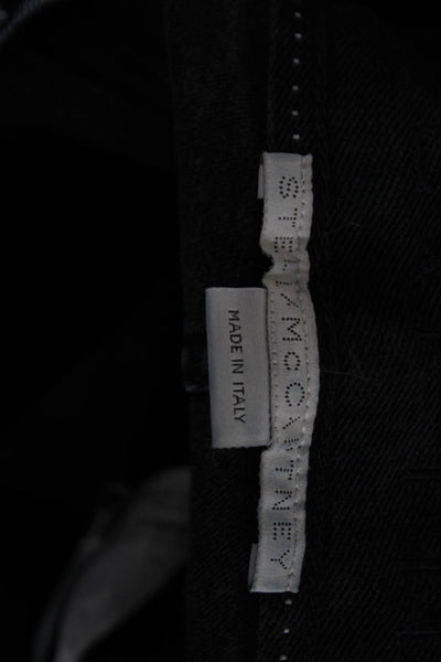 Stella McCartney Womens Bootcut Flared Black Jeans Size 24