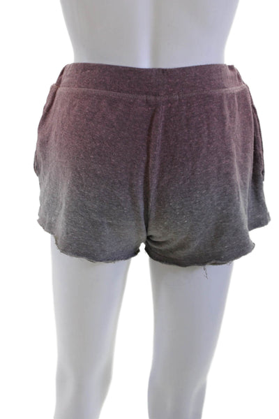 Z Supply Unisex Sweat Shorts Brown Drawstring Size S