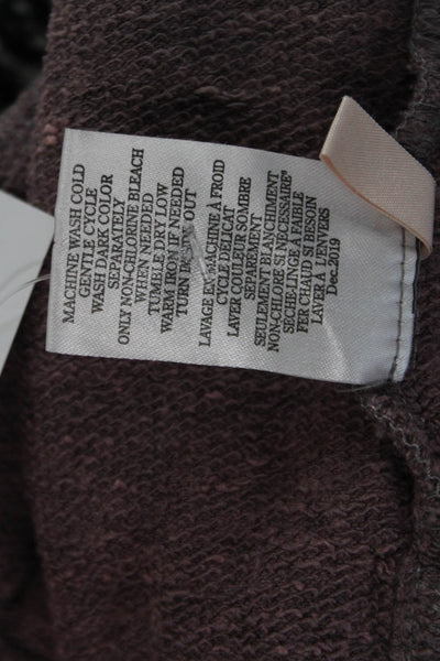 Z Supply Unisex Sweat Shorts Brown Drawstring Size S