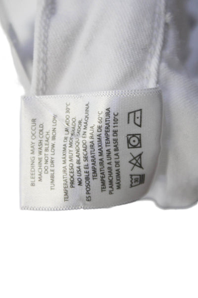 Hidden Women Ankle Skinny Jeans White High Rise Button Size 25
