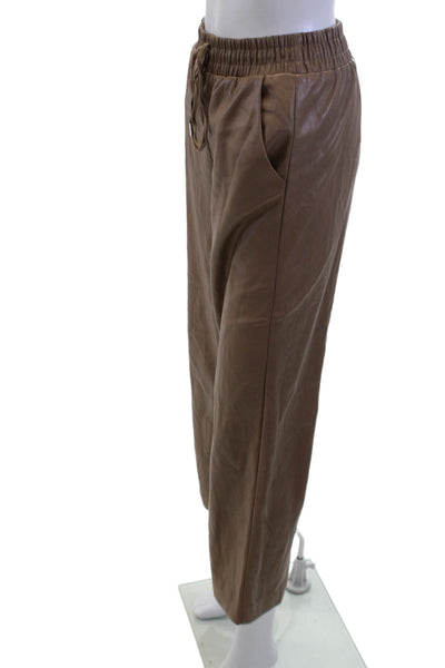 Olivaceous Womens Jogger Sweatpants Brown Drawstring Size S