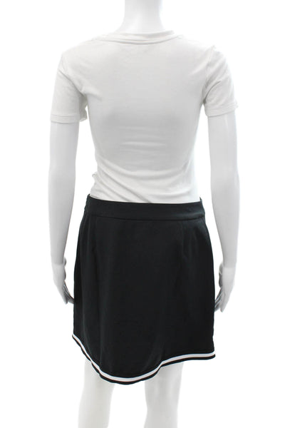 G/Fore Women Black Polka Dot Wrap Skort Size 8